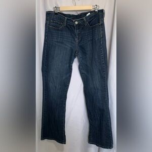 Lucky Brand Dark Blue Jeans Bootcut Cowgirl women’s 12/31 Fit 99% cotton